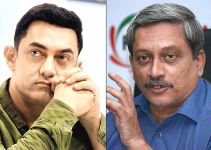 manohar parrikar comment over aamir khan